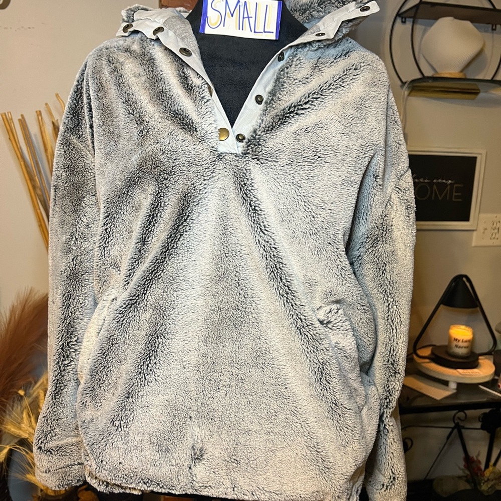 BKE Gray Fleece Jacket